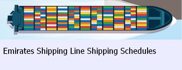 Emirates Shipping Line delivery schedule