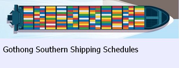 Gothong Southern Shipping Schedules