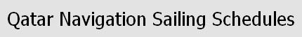 Katar Navigasyon yelken Tarifeleri
