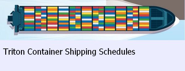 Triton container shipping schedule