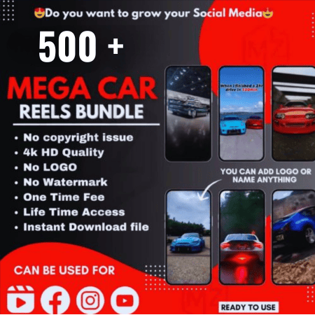500+ Viral Car Reel Bundle